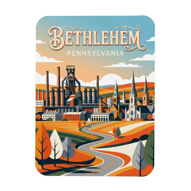 Bethlehem USA Magnet (Vertical)
