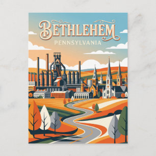 Bethlehem USA Postcard