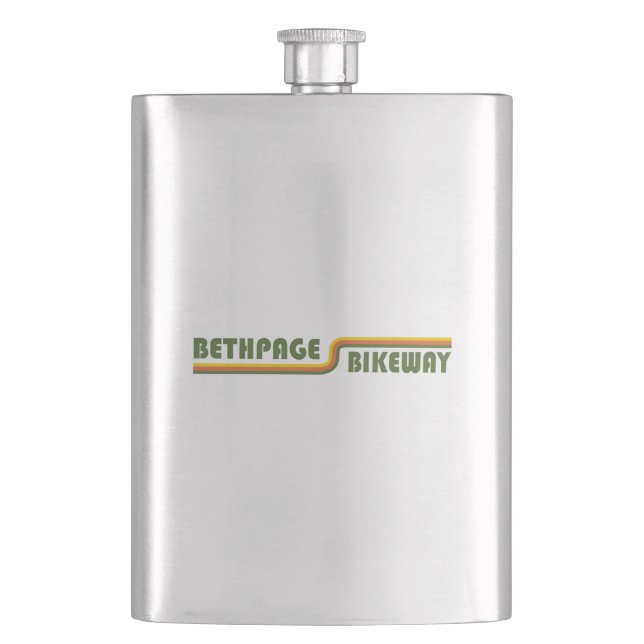 Bethpage Bikeway Hip Flask (Front)
