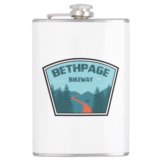 Bethpage Bikeway Hip Flask (Front)