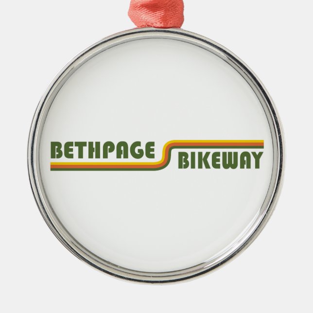  Bethpage Bikeway Metal Ornament (Front)