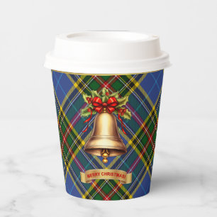 Bethune Personalised Tartan Christmas  Paper Cups