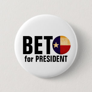 Beto for President 6 Cm Round Badge