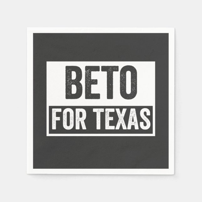beto FOR TEXAS Napkin (Front)