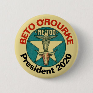 Beto O'Rourke President 2020 6 Cm Round Badge
