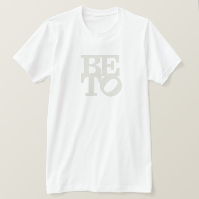 BETO stacked beige — High-quality Men's T-Shirt (Design Front)