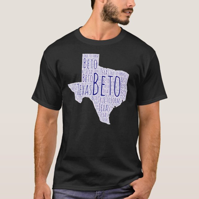 Beto  Turn Texas Blue Wave Beto O'Rourke Governor T-Shirt (Front)