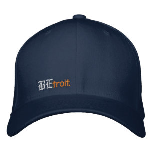 BEtroit. fitted Embroidered Hat