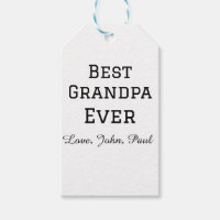 Bets Grandpa ever grandfather gifts simple name
