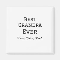 Bets Grandpa ever grandfather gifts simple name