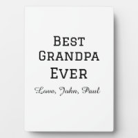 Bets Grandpa ever grandfather gifts simple name
