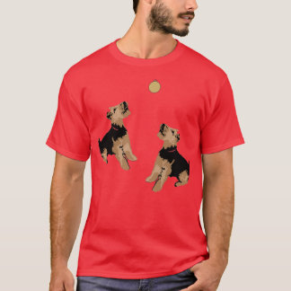 Betsi Welsh Terrier Christmas Design  T-Shirt