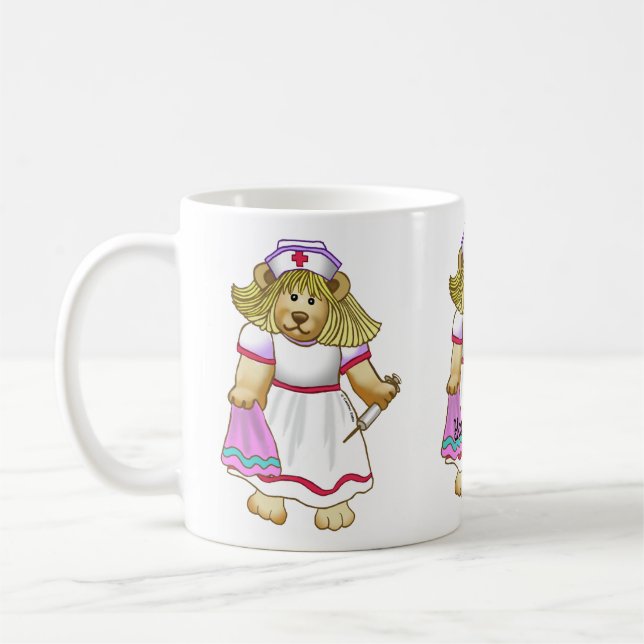 Betsy Bear Nurse mug (Left)