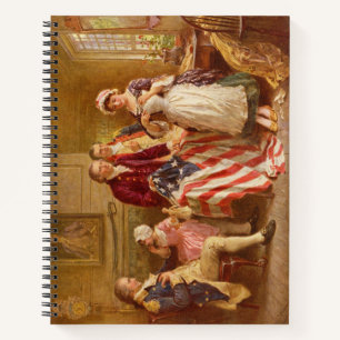 Betsy Ross, 1777 (American History) (USA Patriot) Notebook