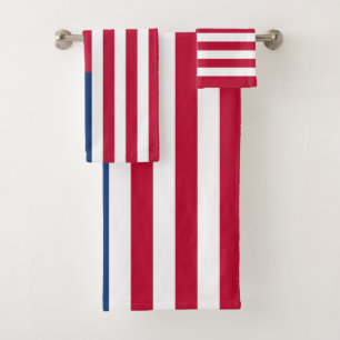 Betsy Ross American Flag Bath Towel Set
