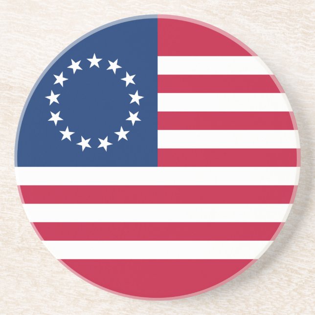 Betsy Ross American Flag Coaster (Front)