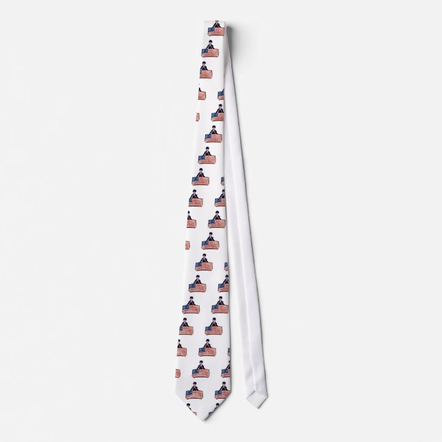 betsy ross american flag tie (Front)