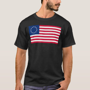 Betsy Ross American Us Flag 1777 Usa Revolutionary T-Shirt