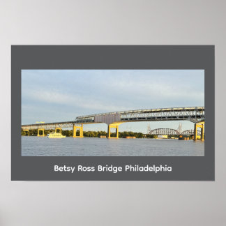 Betsy Ross Bridge Philadelphia Poster