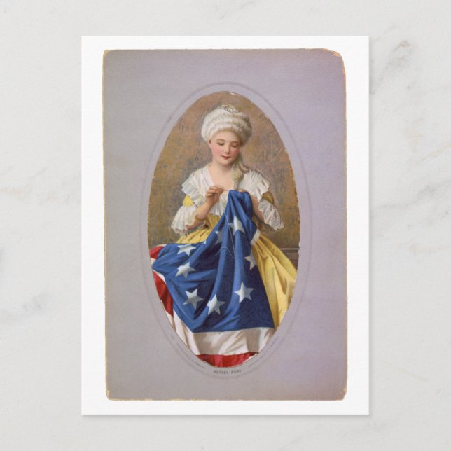 Betsy Ross, c1908, G. Liebscher Postcard (Front)