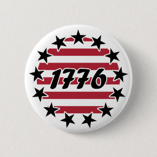 Betsy Ross Flag 13 Star American Flag 1776 6 Cm Round Badge