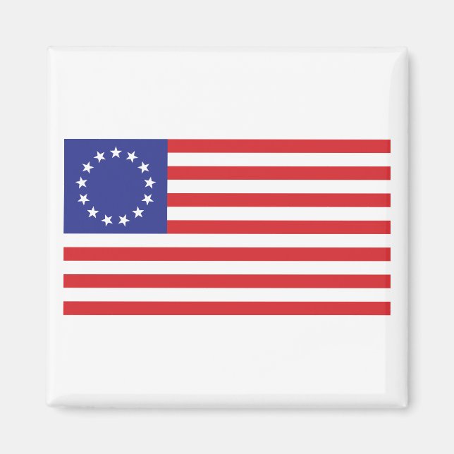 Betsy-Ross-Flag.-1776 Magnet (Front)