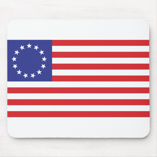 Betsy-Ross-Flag.-1776 Mouse Pad (Front)