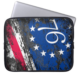 Betsy Ross Flag 1776 Patriotic 4th of July Laptop Sleeve