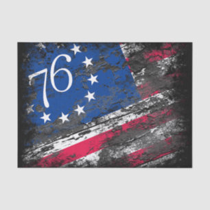 Betsy Ross Flag 1776 Patriotic 4th of July Tissue Paper