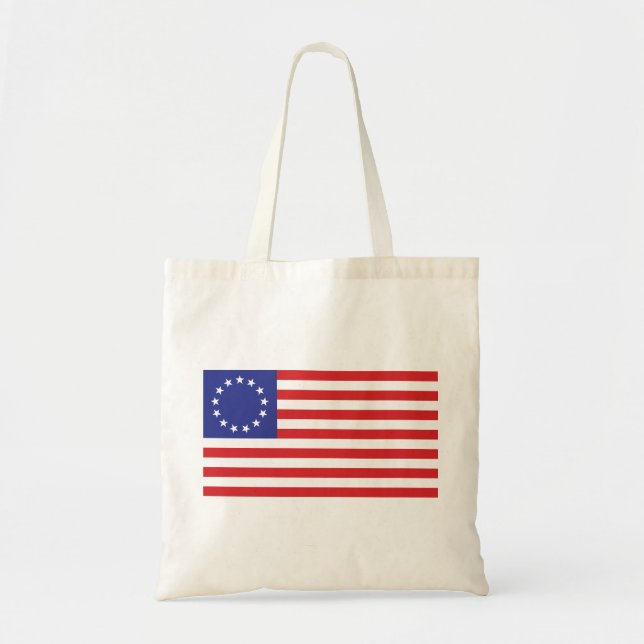 Betsy-Ross-Flag.-1776 Tote Bag (Front)