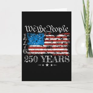 Betsy Ross Flag 1776 We The People 250 Years 250th Card
