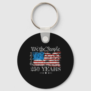 Betsy Ross Flag 1776 We The People 250 Years 250th Key Ring