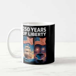 Betsy Ross Flag 250 Years Of Liberty 250th Birthda Coffee Mug
