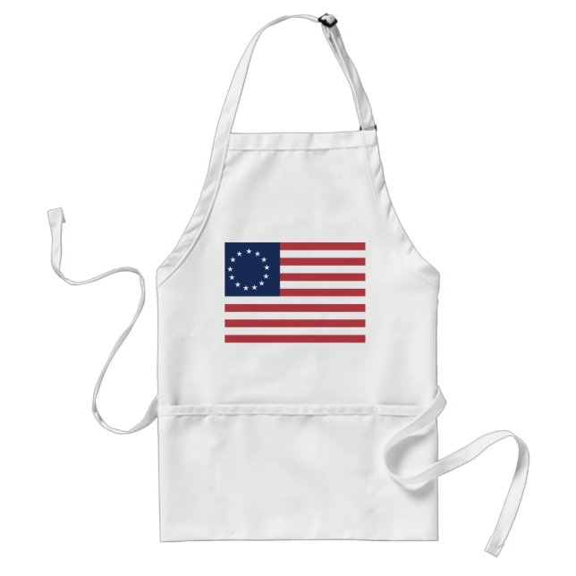 Betsy Ross Flag Design Apron (Front)