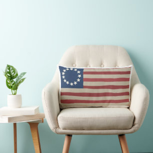 betsy ross flag pillow