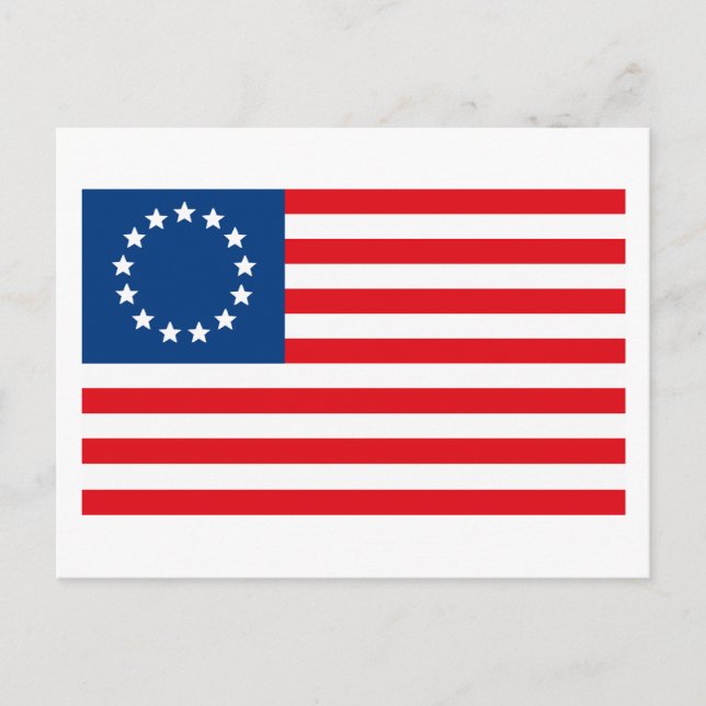 Betsy Ross Flag Postcard (Front)