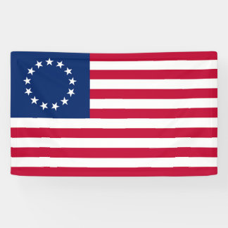 Betsy Ross Flag - Vintage American Flag  Banner