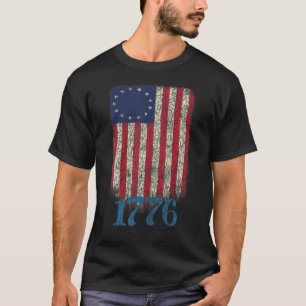 Betsy Ross Shirt 1776 American Patriot Flag Design