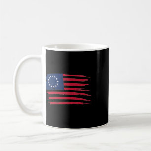 Betsy Ross Shirt 4th Of July American Flag 1776 Vi Coffee Mug