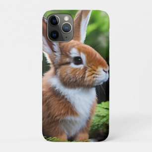 "Betsy the Bunny: A Sweet Brown and White Delight" iPhone 11 Pro Case