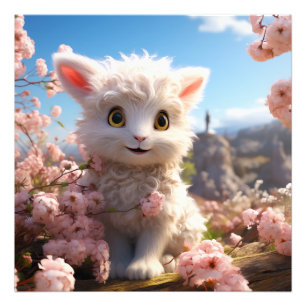 Betsy - The cuddly baby goat Photo Print