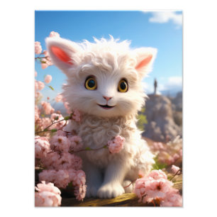 Betsy - The cuddly baby goat Photo Print