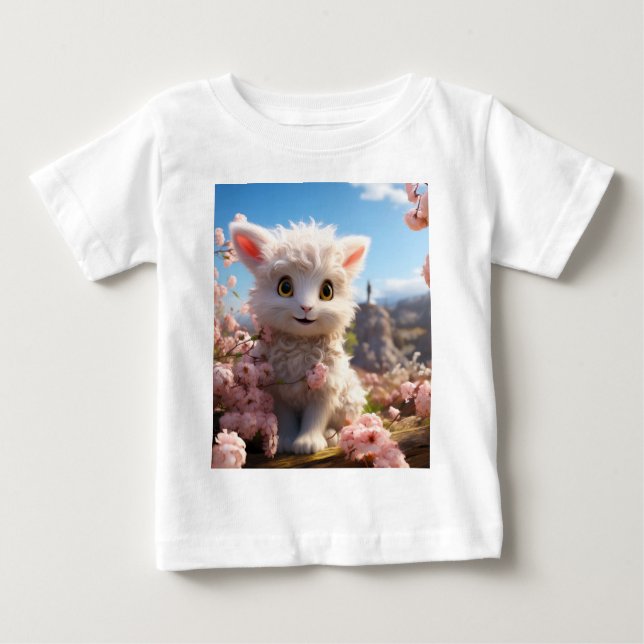 Betsy - The cuddly kid goat Baby T-Shirt (Front)