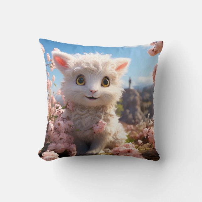 Betsy - The cuddly kid goat Cushion (Front)