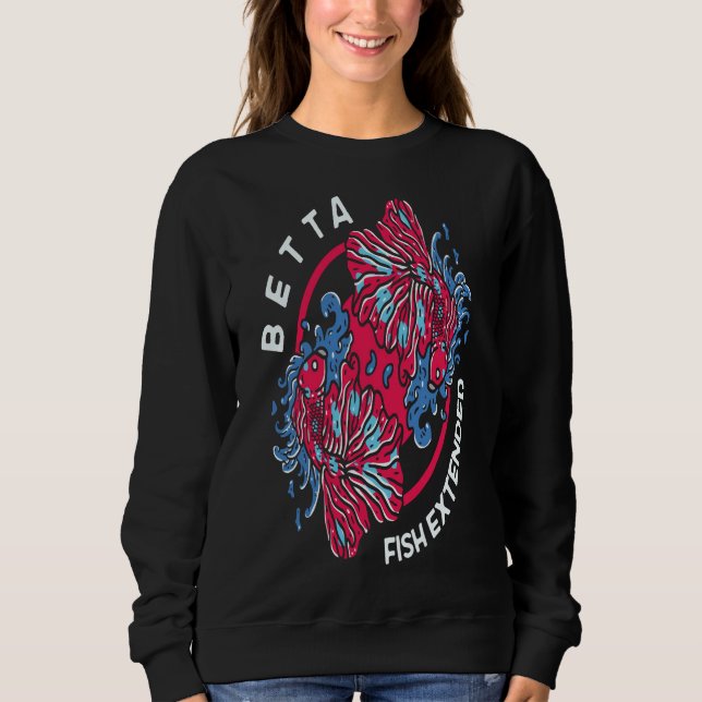 Betta Fish 61 Sweatshirt (Front)