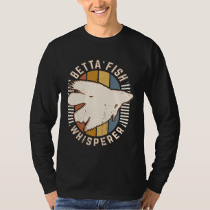 Betta Fish Animal Whisperer Vintage Classic Retro  T-Shirt