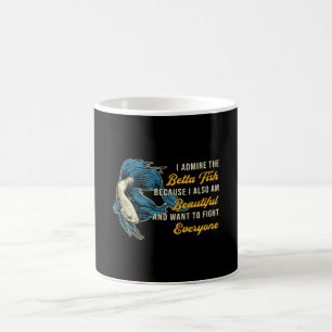 Betta Fish Because Aquarium Lover Fighting Fish Coffee Mug