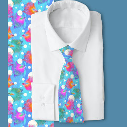 Betta Fish Bubbles  Tie