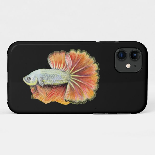 Betta Fish Case-Mate iPhone Case (Back (Horizontal))
