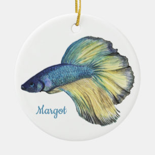 Betta Fish Ceramic Ornament